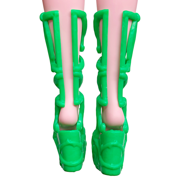Monster High Venus McFlytrap Garden Mysteries G3 Doll Replacement Green Shoes