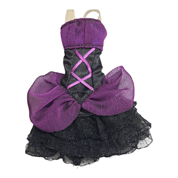 Monster High Elissabat Frights, Camera, Action! Doll Outfit Replacement Purple & Black Dress
