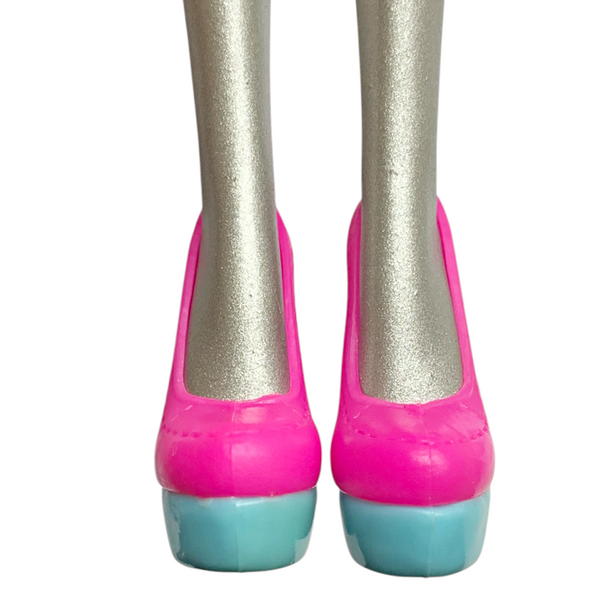 Monster High Draculaura Scarnival Doll Outfit Replacement Pink & Blue Shoes