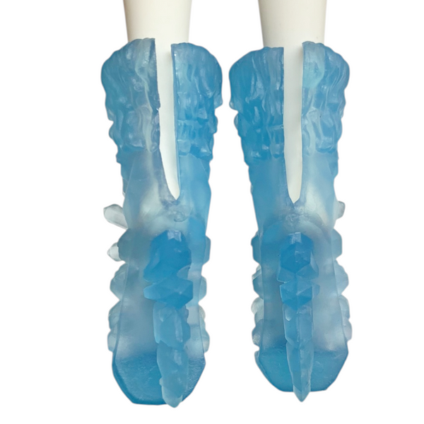 Monster High Abbey Bominable Dot Dead Gorgeous Doll Replacement Blue Ice Shoes