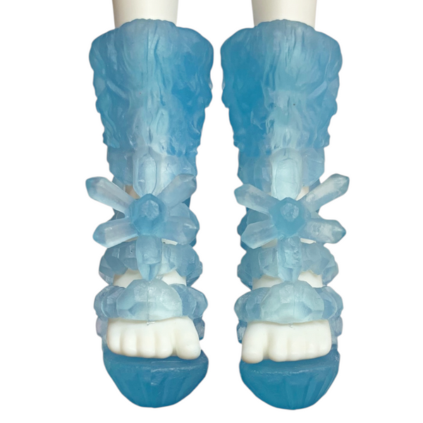 Monster High Abbey Bominable Dot Dead Gorgeous Doll Replacement Blue Ice Shoes