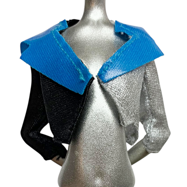 Monster High Frankie Stein Deluxe Fashion Pack Doll Outfit Replacement Silver & Black Jacket