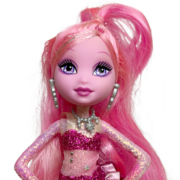 Mattel Barbie A Fashion Fairytale Shyn'e Flairy Pink Glitter Doll
