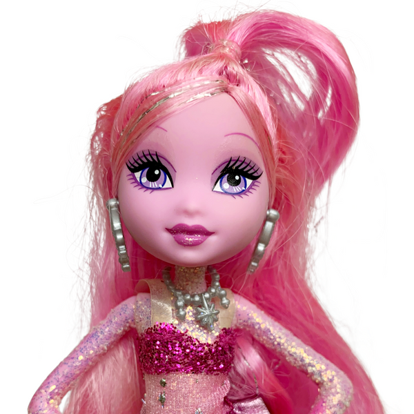 Mattel Barbie A Fashion Fairytale Shyn'e Flairy Pink Glitter Doll