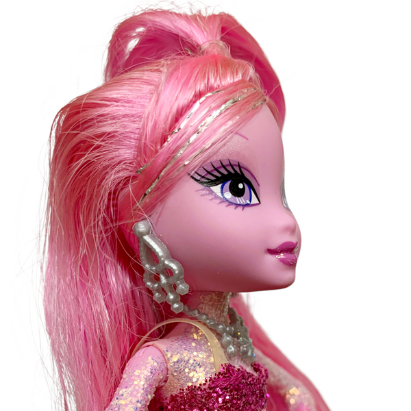 Mattel Barbie A Fashion Fairytale Shyn'e Flairy Pink Glitter Doll