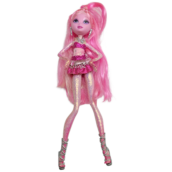 Mattel Barbie A Fashion Fairytale Shyn'e Flairy Pink Glitter Doll