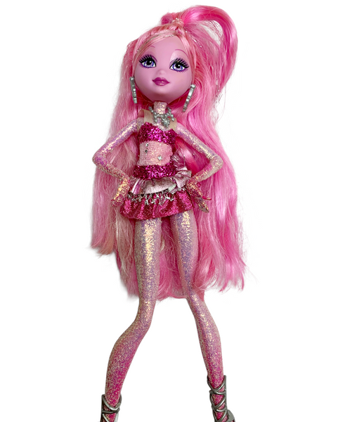 Mattel Barbie A Fashion Fairytale Shyn'e Flairy Pink Glitter Doll