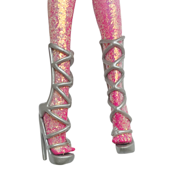 Mattel Barbie A Fashion Fairytale Shyn'e Flairy Pink Glitter Doll