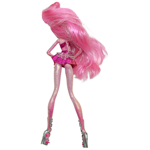 Mattel Barbie A Fashion Fairytale Shyn'e Flairy Pink Glitter Doll