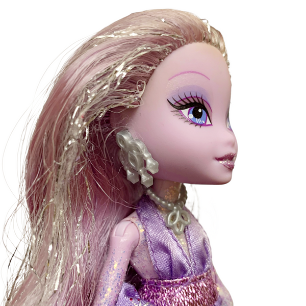 Mattel Barbie A Fashion Fairytale Shim'r Flairy Purple Glitter Doll