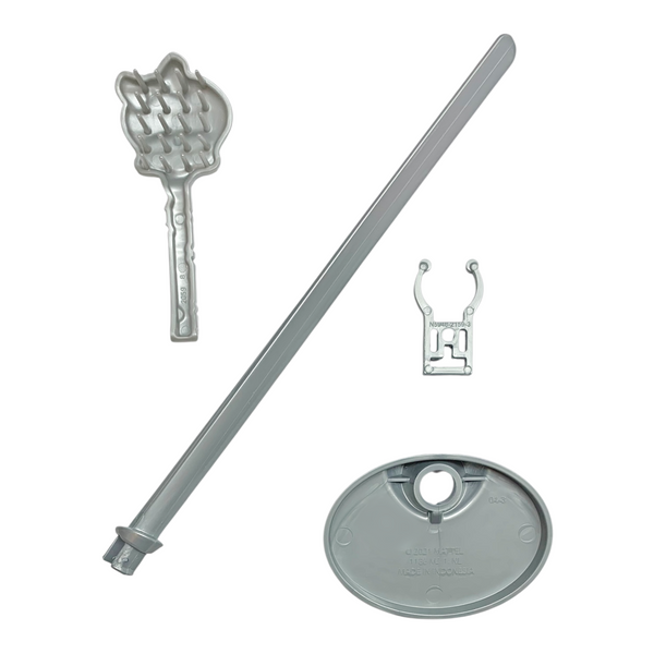 Monster High Frankie Stein Doll Replacement Silver Stand & Brush Set