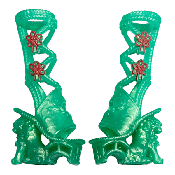 Monster High Jinafire Long Gore-Geous Oasis G3 Doll Replacement Green Shoes
