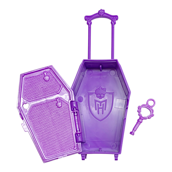 Monster High Jinafire Long Gore-Geous Oasis G3 Doll Replacement Purple Suitcase Luggage