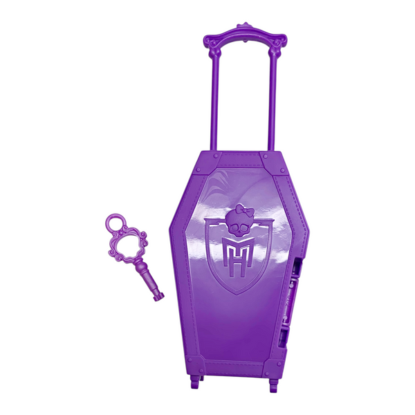 Monster High Jinafire Long Gore-Geous Oasis G3 Doll Replacement Purple Suitcase Luggage