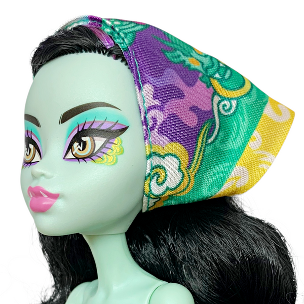 Monster High Jinafire Long Gore-Geous Oasis G3 Doll Replacement Bandana / Sarong Wrap