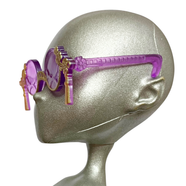 Monster High Jinafire Long Gore-Geous Oasis G3 Doll Replacement Purple & Gold Glasses