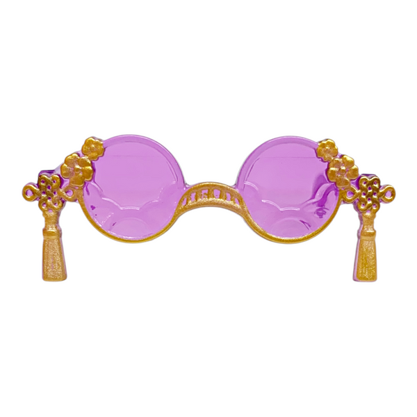 Monster High Jinafire Long Gore-Geous Oasis G3 Doll Replacement Purple & Gold Glasses