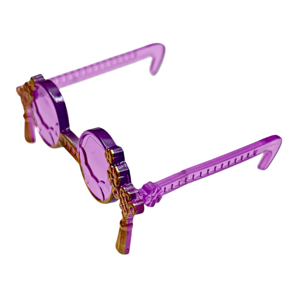 Monster High Jinafire Long Gore-Geous Oasis G3 Doll Replacement Purple & Gold Glasses