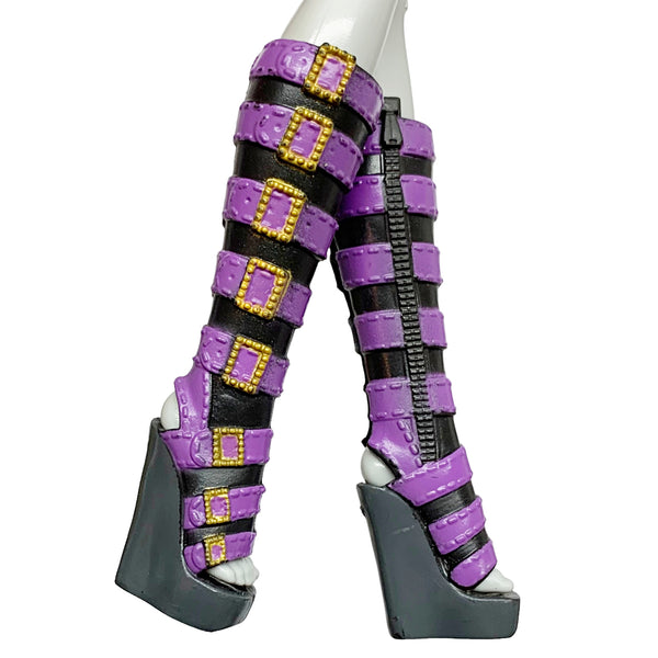 Monster High Ghouls Alive / 1st Wave Clawdeen Wolf Doll Replacement Shoes Tall Boots