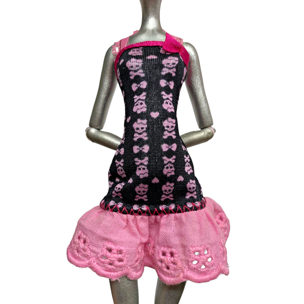 Monster High Draculaura Fashion Pack Doll Outfit Replacement Pink & Black Dress
