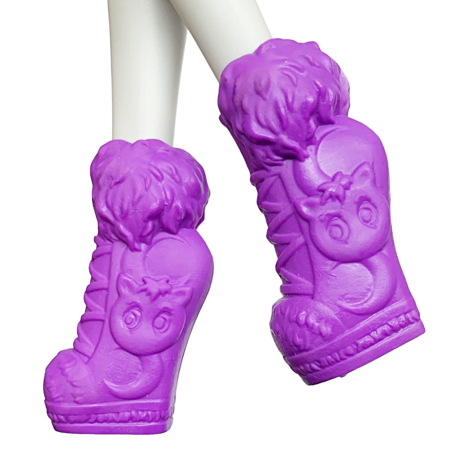 Monster High Emoji Clawdeen Wolf Doll Replacement Shoes Purple Boots