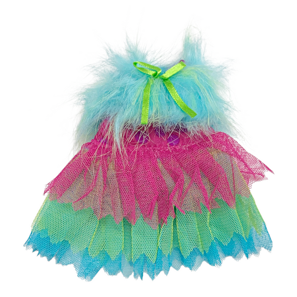 Lalaloopsy Furry Grrs-A-Lot Full Size Doll Outfit Replacement Faux Fur Layered Dress