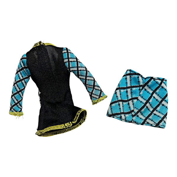 Monster High Frankie Stein Ghoul Spirit Doll Replacement Shirt & Skirt Outfit