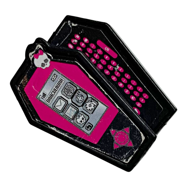 Monster High Draculaura Doll Replacement Pink & Black iCoffin Phone