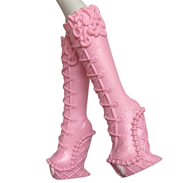 Monster High Viperine Gorgon Frights Camera Action Doll Replacement Pink Shoes