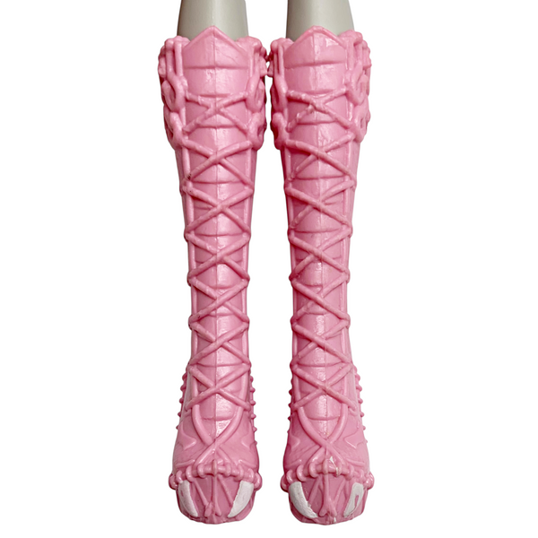 Monster High Viperine Gorgon Frights Camera Action Doll Replacement Pink Shoes
