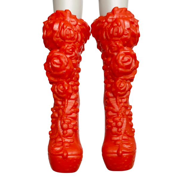 Ever After High Rosabella Beauty Epic Winter Doll Replacement Boots Prototype Red Shoes