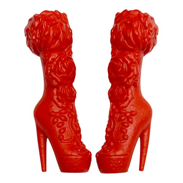 Ever After High Rosabella Beauty Epic Winter Doll Replacement Boots Prototype Red Shoes
