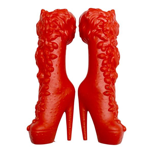 Ever After High Rosabella Beauty Epic Winter Doll Replacement Boots Prototype Red Shoes