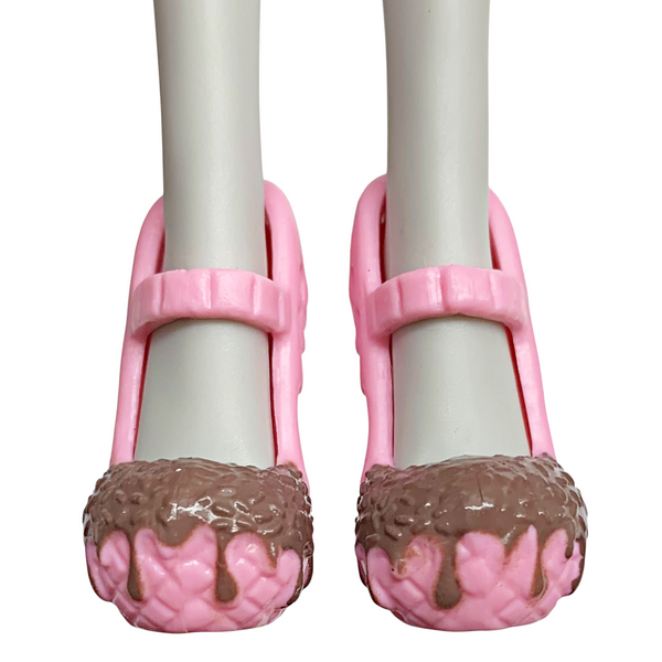 Ever After High Holly O'Hair Sugar Coated Doll Replacement Pink & Brown Shoes