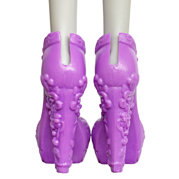 Ever After High Holly O'Hair Powerful Princess Doll Replacement Purple & White Flower Shoes