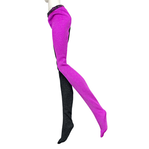 Monster High Freaky Fusion Operetta / Frankie Doll Replacement Black & Purple Leggings