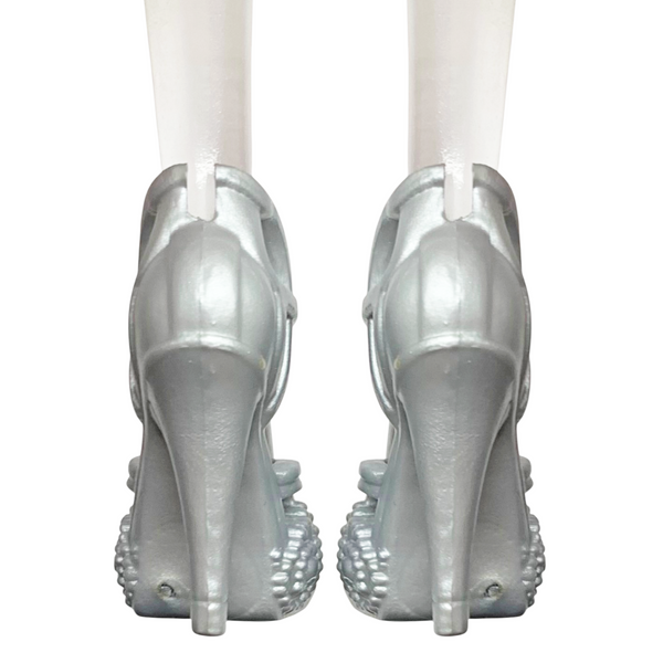 Ever After High Justine Dancer 1st Chapter Doll Replacement Silver Shoes