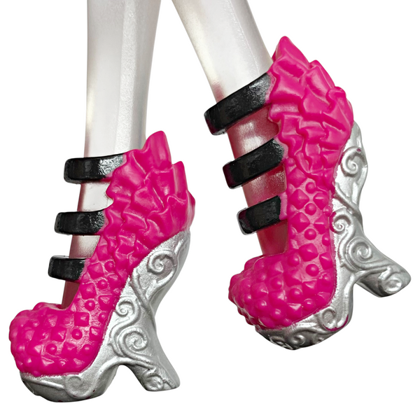 Ever After High Briar Beauty Hat-Tastic Tea Party Doll Replacement Pink & Silver Shoes
