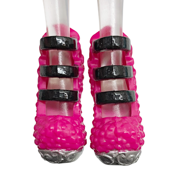 Ever After High Briar Beauty Hat-Tastic Tea Party Doll Replacement Pink & Silver Shoes