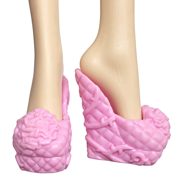 Ever After High Briar Beauty Getting Fairest Doll Replacement Shoes Pink Slippers