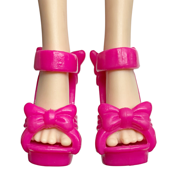 Monster High Draculaura Draculocker Playset Doll Replacement Pink Bow Shoes