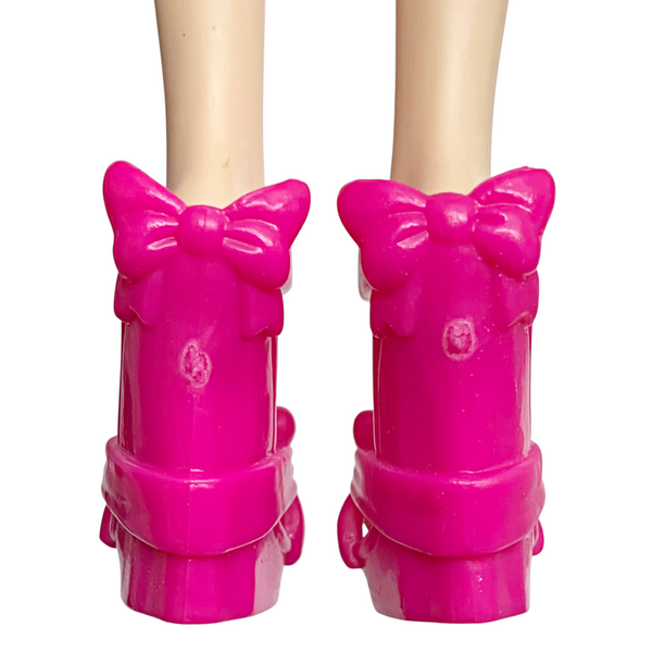 Monster High Draculaura Draculocker Playset Doll Replacement Pink Bow Shoes