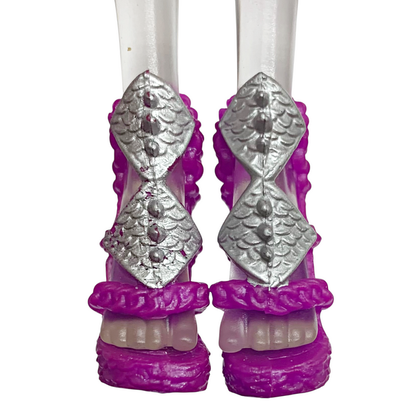 Ever After High Raven Queen Thronecoming Doll Replacement Shoes Purple & Silver Heels