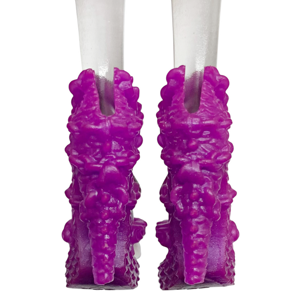 Ever After High Raven Queen Thronecoming Doll Replacement Shoes Purple & Silver Heels