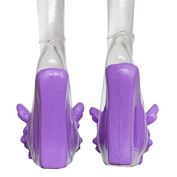Monster High Clawdeen Wolf Doll Replacement Shoes Solid All Purple Slippers