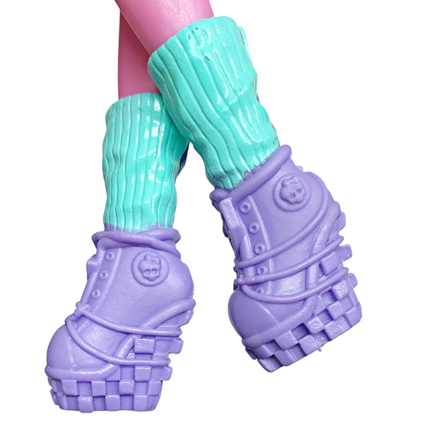 Monster High Kjersti Trollson Brand Boo Students Doll Replacement Purple Shoes