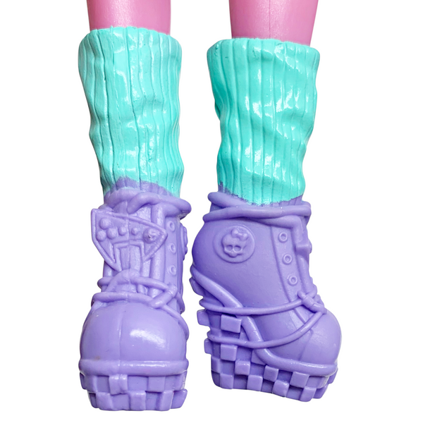 Monster High Kjersti Trollson Brand Boo Students Doll Replacement Purple Shoes