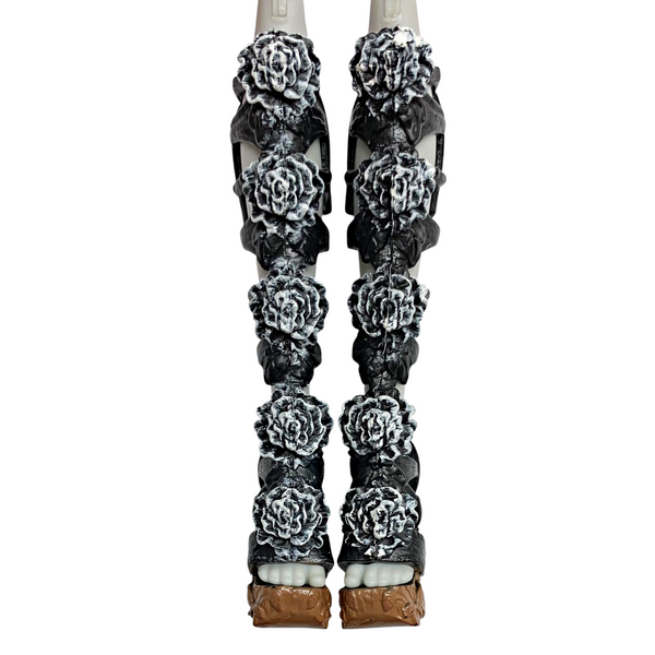 Ever After High Cedar Wood Spring Unsprung Doll Replacement Tall Black & Brown Shoes