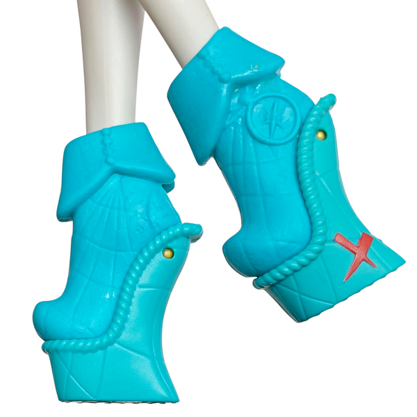 Monster High Dayna Treasura Jones Shriekwrecked Doll Replacement Shoes With Covers
