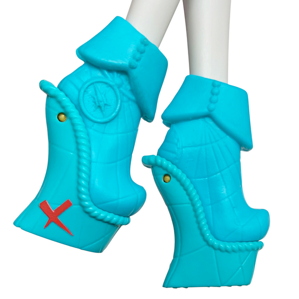 Monster High Dayna Treasura Jones Shriekwrecked Doll Replacement Shoes With Covers
